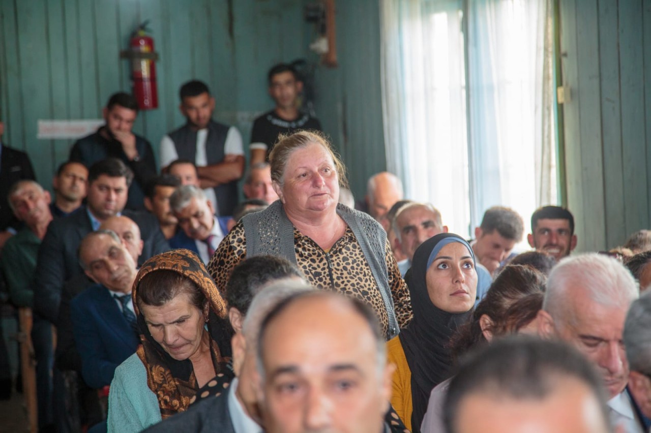 Neftçalanın icra başçısı səyyar görüş keçirib - FOTOLAR