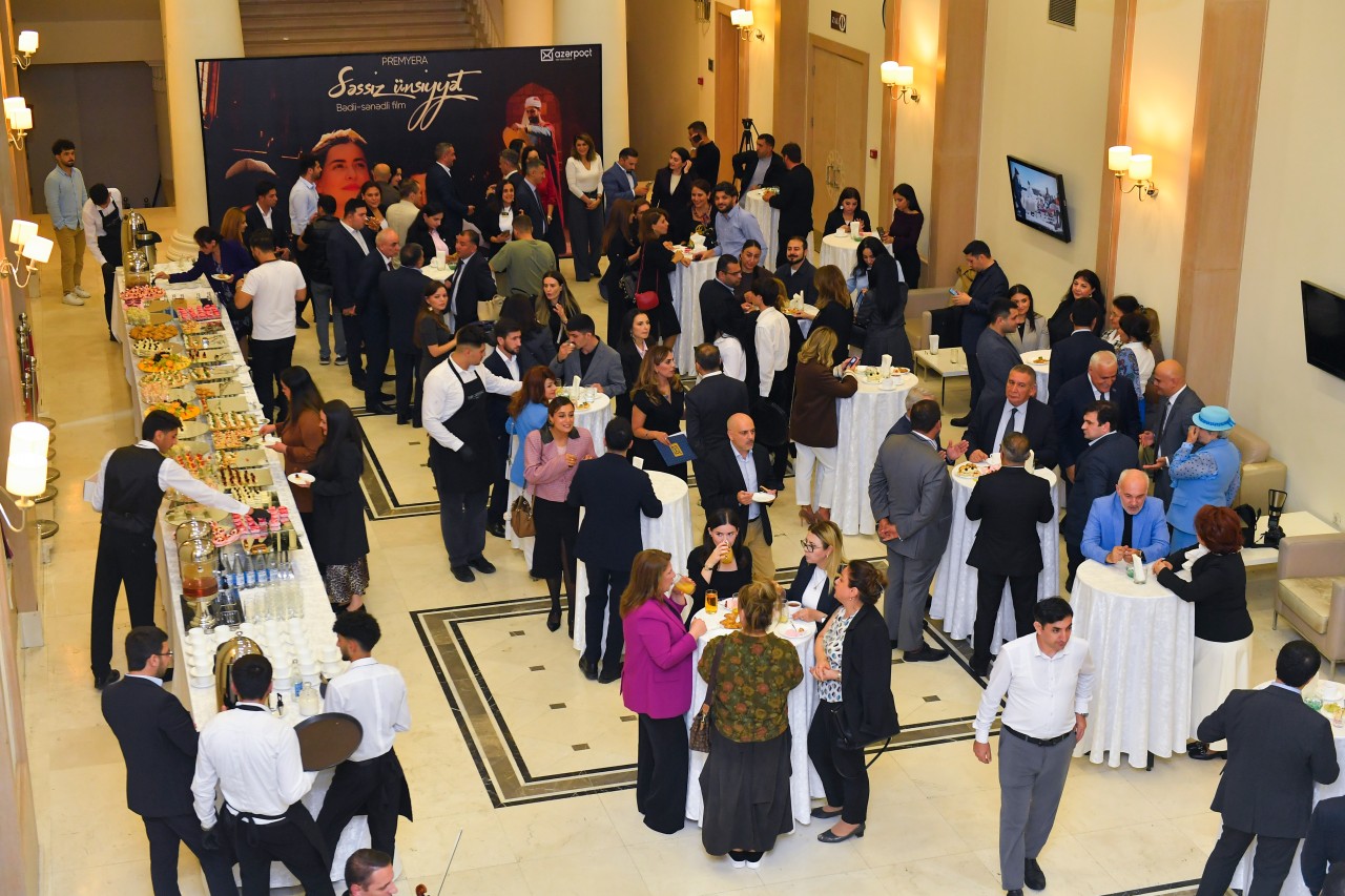 Poçt markalarına həsr olunmuş film təqdim olunub - FOTOLAR