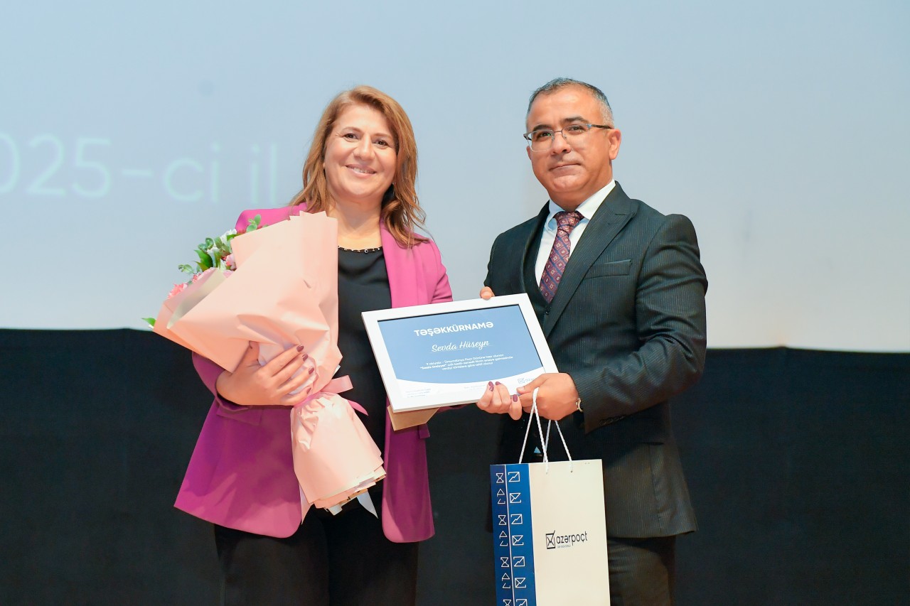 Poçt markalarına həsr olunmuş film təqdim olunub - FOTOLAR