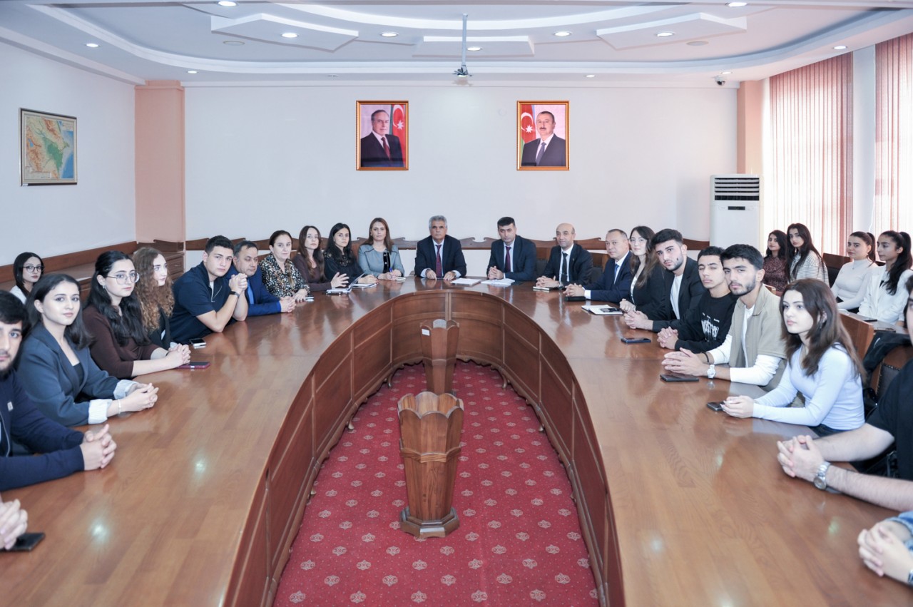 BMU Tələbə Elmi Cəmiyyətinə yeni sədr seçilib - FOTOLAR