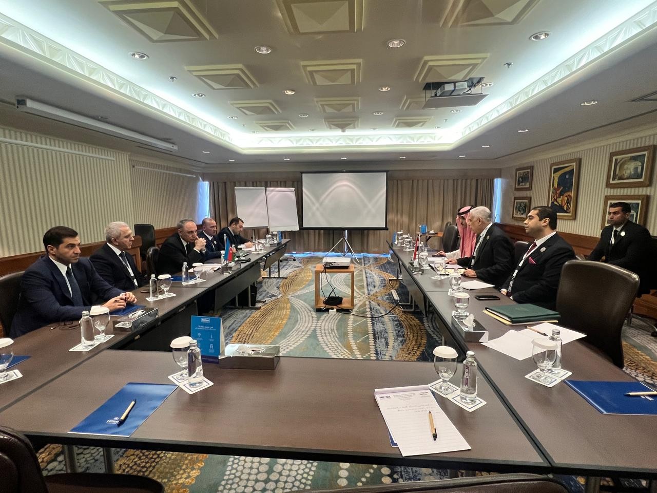 Kamran Əliyev Səudiyyə Ərəbistanında görüşlər keçirdi - FOTOLAR