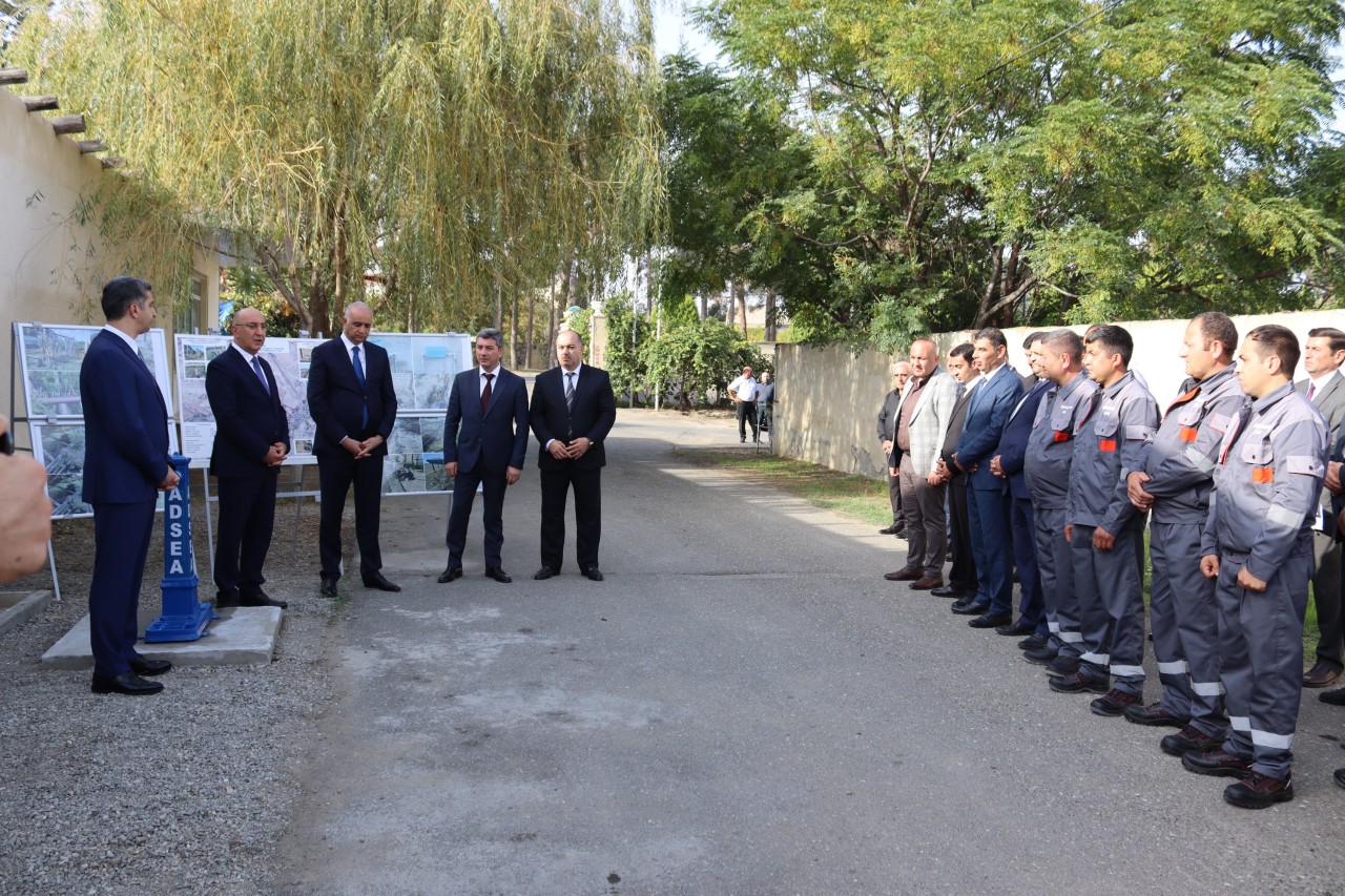 ADSEA tərəfindən daha bir kənd içməli su ilə təmin olundu - FOTOLAR