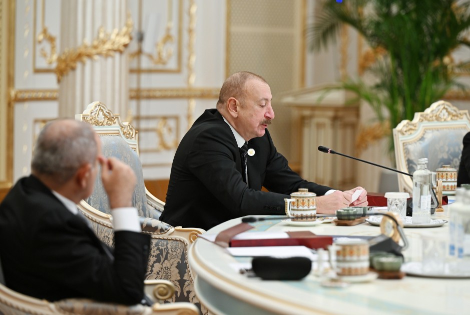 Prezident MDB liderlərinin iclasında çıxış etdi - Tam mətn (FOTOLAR/YENİLƏNİB)