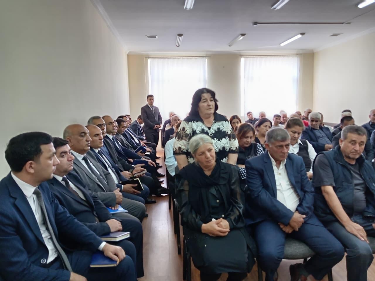 Məhərrəm Quliyev Tatarlı kəndində səyyar qəbul keçirdi - FOTOLAR