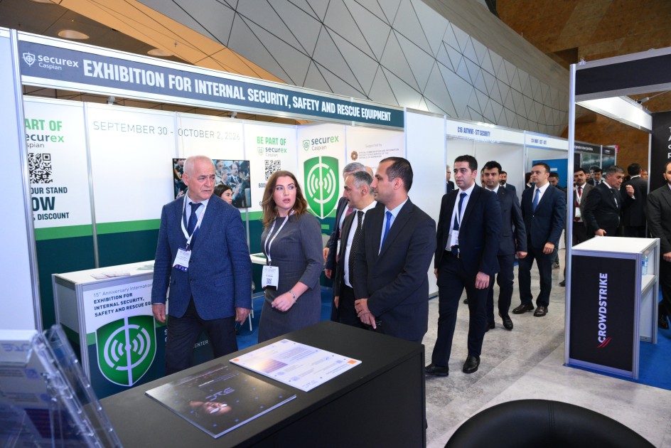 CIDC-2025 tədbirinin rəsmiləri kibertəhlükəsizlik sərgisi ilə tanış olublar - FOTOLAR (VİDEO)