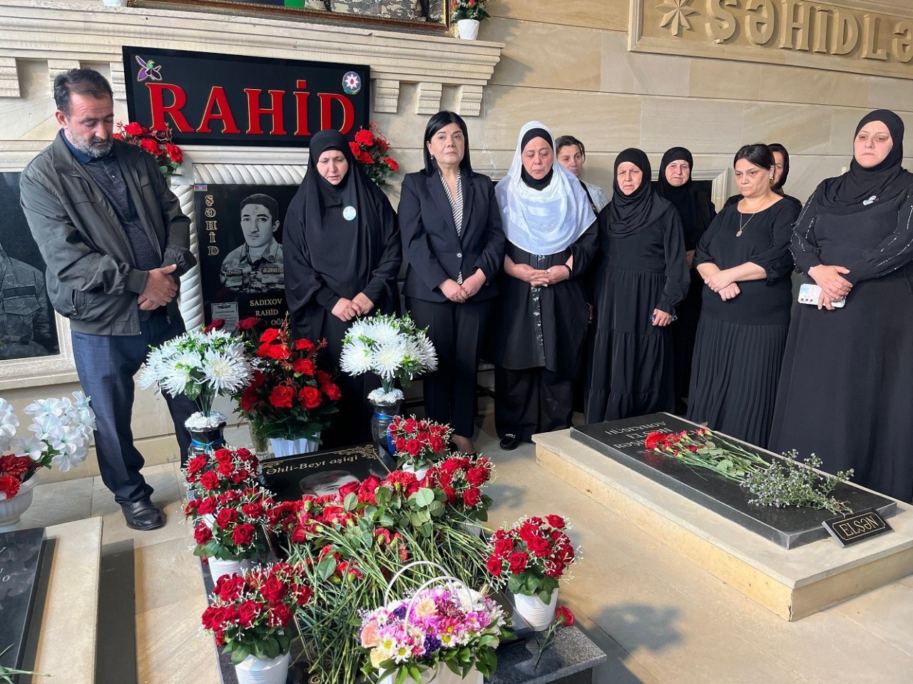 Abşeronda şəhidlərin anım günləri qeyd edilib - FOTOLAR