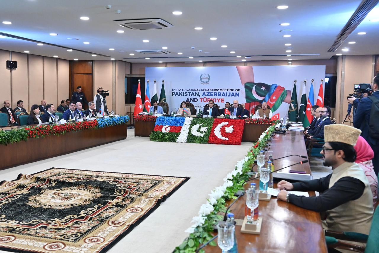 Azərbaycan-Pakistan-Türkiyə parlament sədrlərinin görüşü keçirildi - YENİLƏNİB