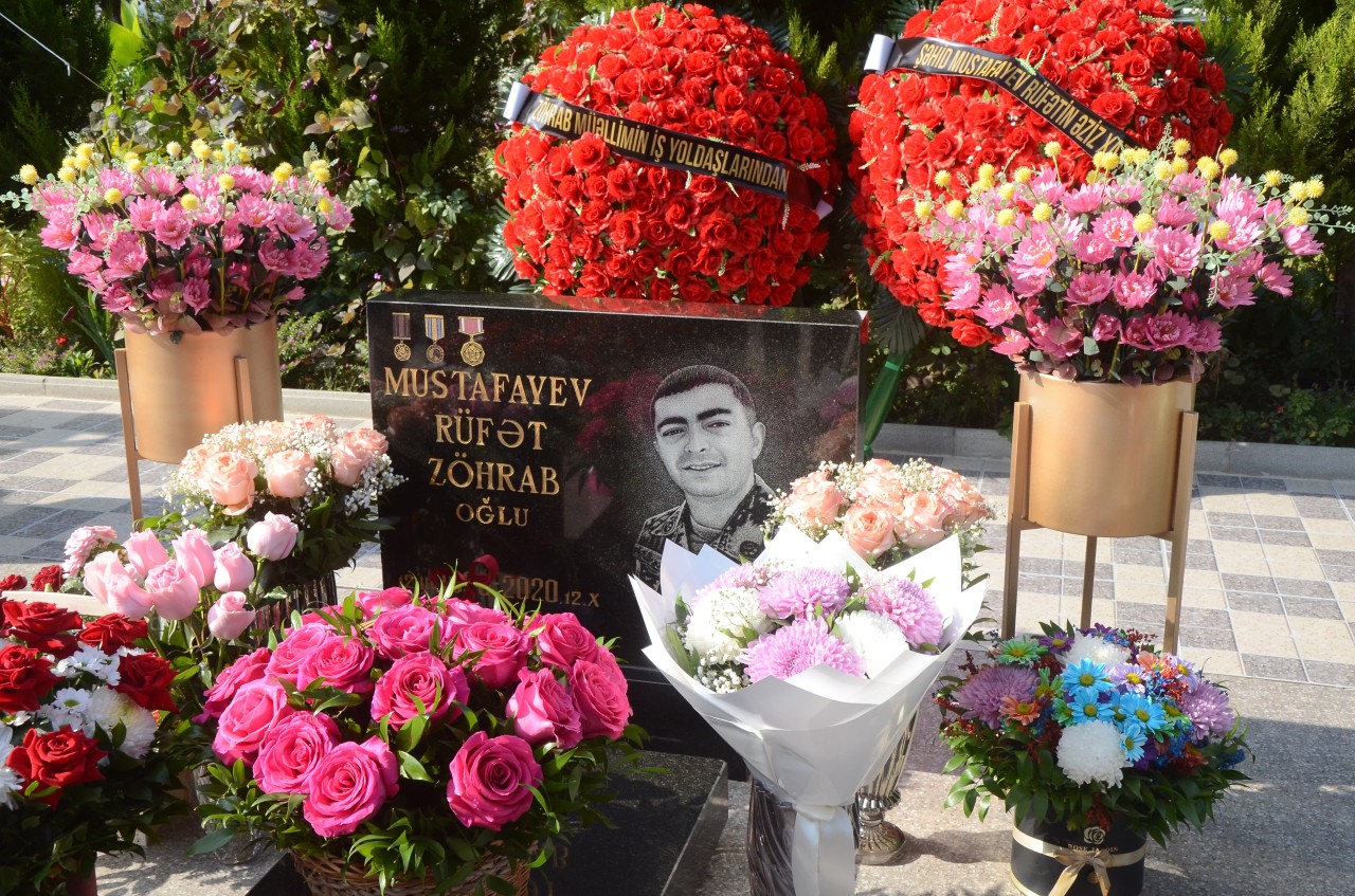Şəhid Rüfət Mustafayevin anım günü qeyd olundu - FOTOLAR