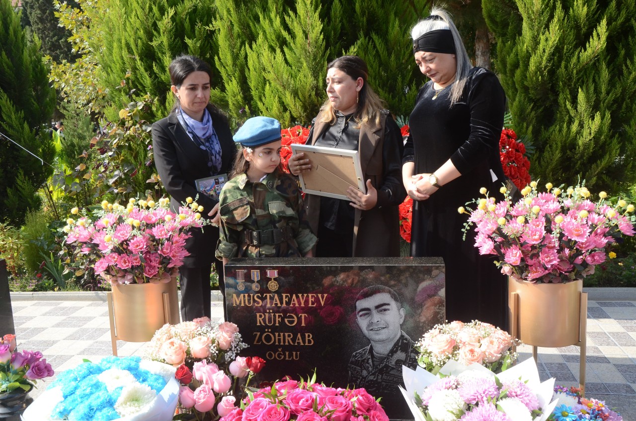 Şəhid Rüfət Mustafayevin anım günü qeyd olundu - FOTOLAR