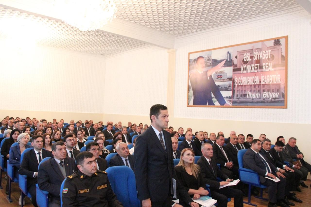 Goranboyda icra başçısı yanında Şuranın növbəti iclası keçirilib - FOTOLAR