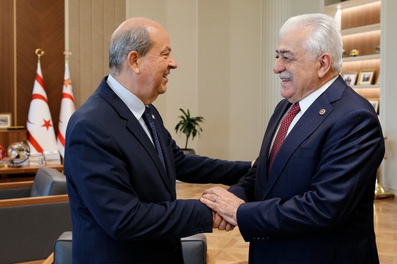 Deputatlar Prezident Ersin Tatarla görüşdü - FOTOLAR