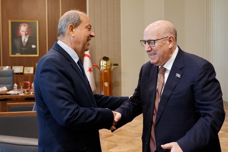 Deputatlar Prezident Ersin Tatarla görüşdü - FOTOLAR