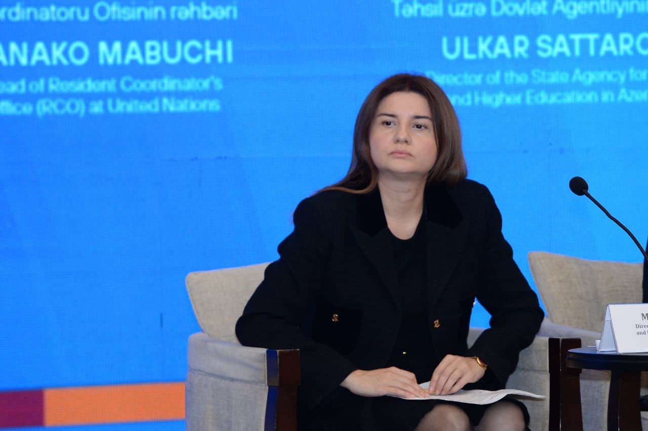 BMU-nun rektoru 7-ci Dayanıqlı İnkişaf Məqsədləri Dialoqunda çıxış edib - FOTOLAR