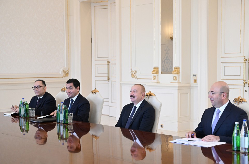 Prezident Anaklaudia Rossbaxı qəbul etdi - FOTOLAR