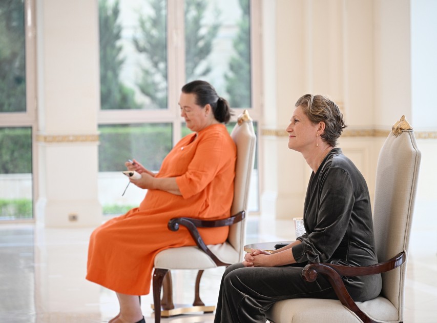 İlham Əliyev yeni səfirlərin etimadnamələrini qəbul etdi - FOTOLAR (YENİLƏNİB)