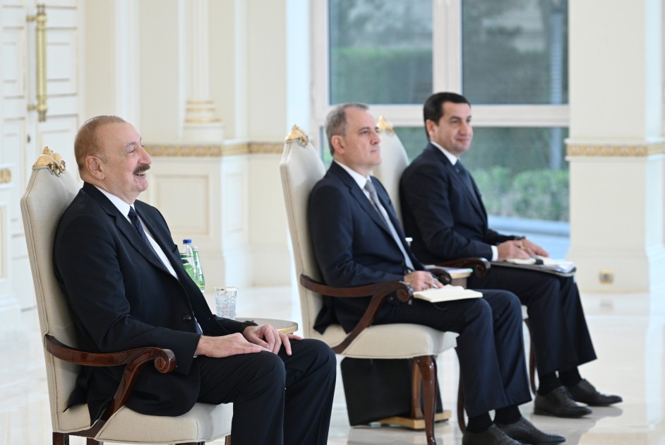 Prezident Sofi Laqutun etimadnaməsini qəbul etdi - FOTOLAR