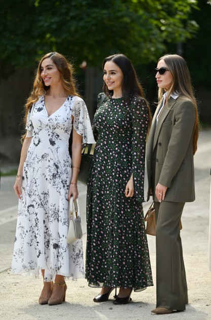 Mehriban Əliyeva, qızları və gəlini Vatikanda açılışa qatıldı - FOTOLAR