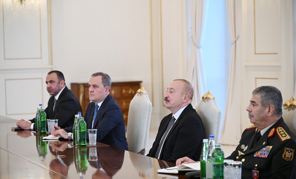 İlham Əliyev ABŞ rəsmisini qəbul etdi - FOTOLAR