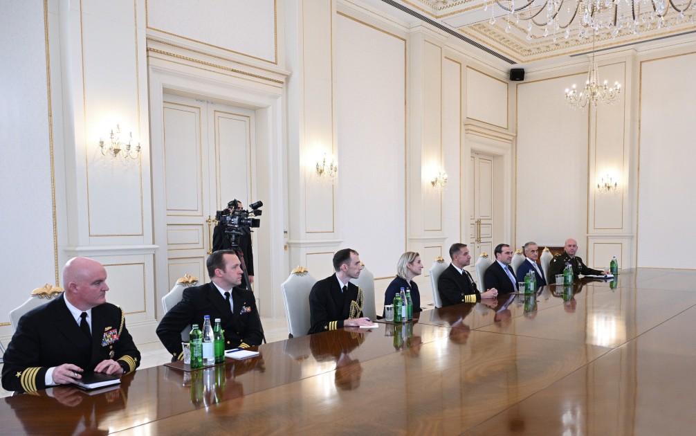 İlham Əliyev ABŞ rəsmisini qəbul etdi - FOTOLAR