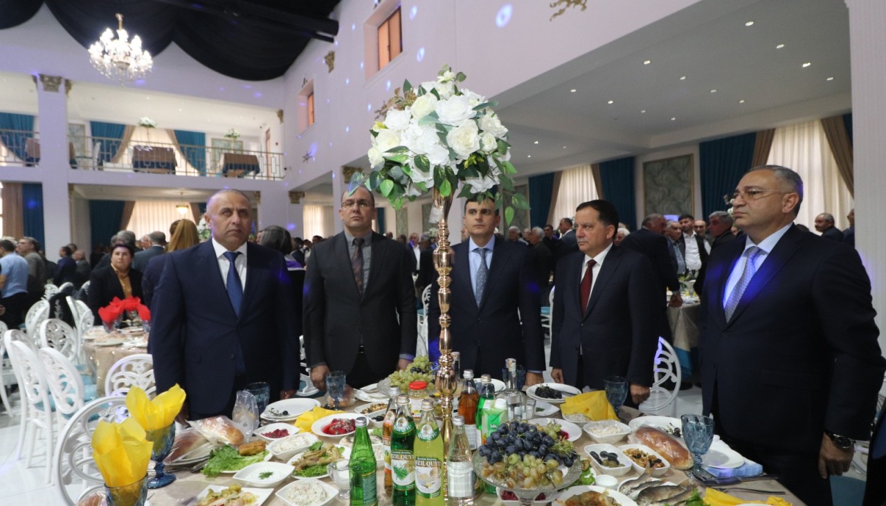 Rəcəb Babaşov şəhid qardaşının toyunda iştirak etdi - FOTOLAR