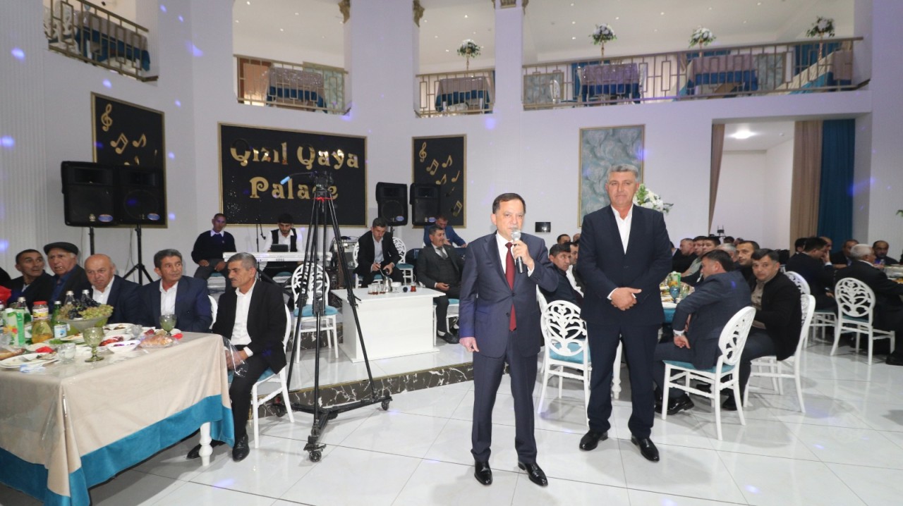 Rəcəb Babaşov şəhid qardaşının toyunda iştirak etdi - FOTOLAR