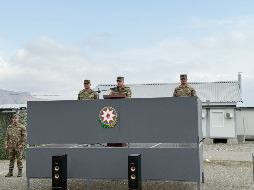 Hərbi prokuror xüsusi təyinatlılarla görüşdü - FOTOLAR