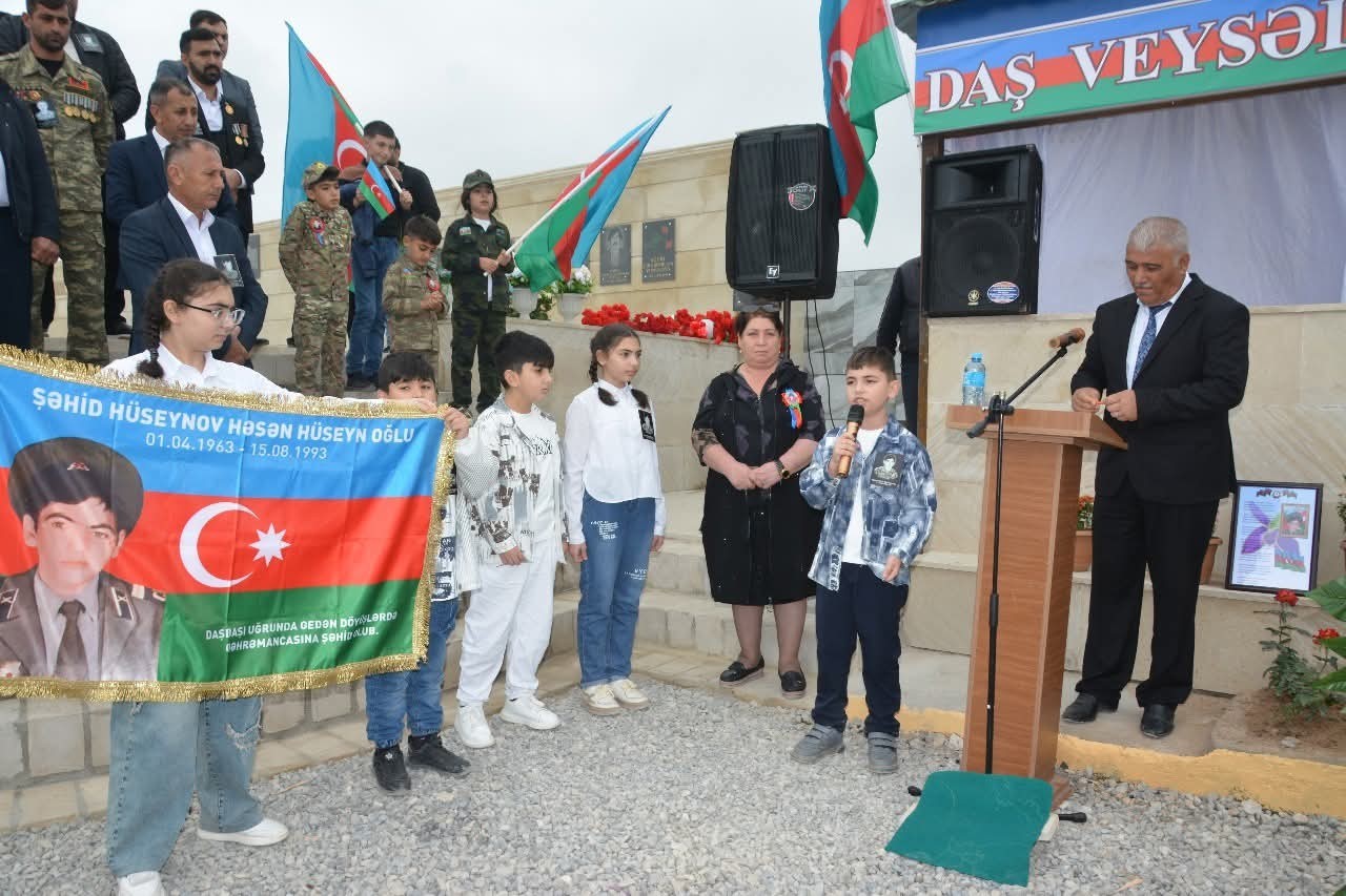 Cəbrayılın Daş Veysəlli kəndində Şəhidlər Abidə Kompleksi yaradılıb - FOTOLAR