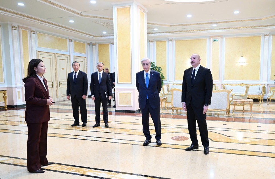 Astanada “Orta dəhlizin inkişafı” birgə layihəsi təqdim edildi - FOTOLAR