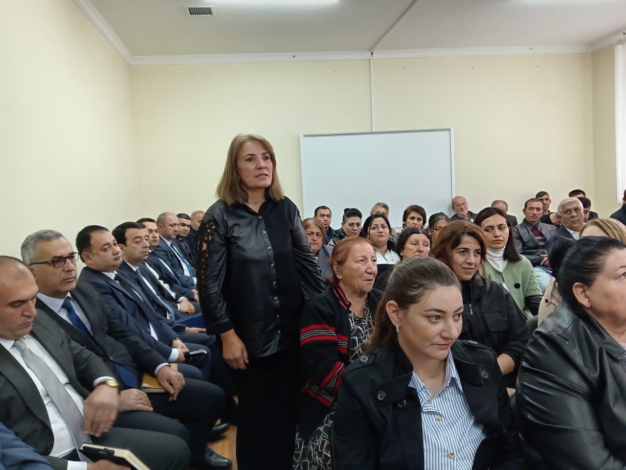 Goranboyda növbəti səyyar qəbul keçirildi - FOTOLAR