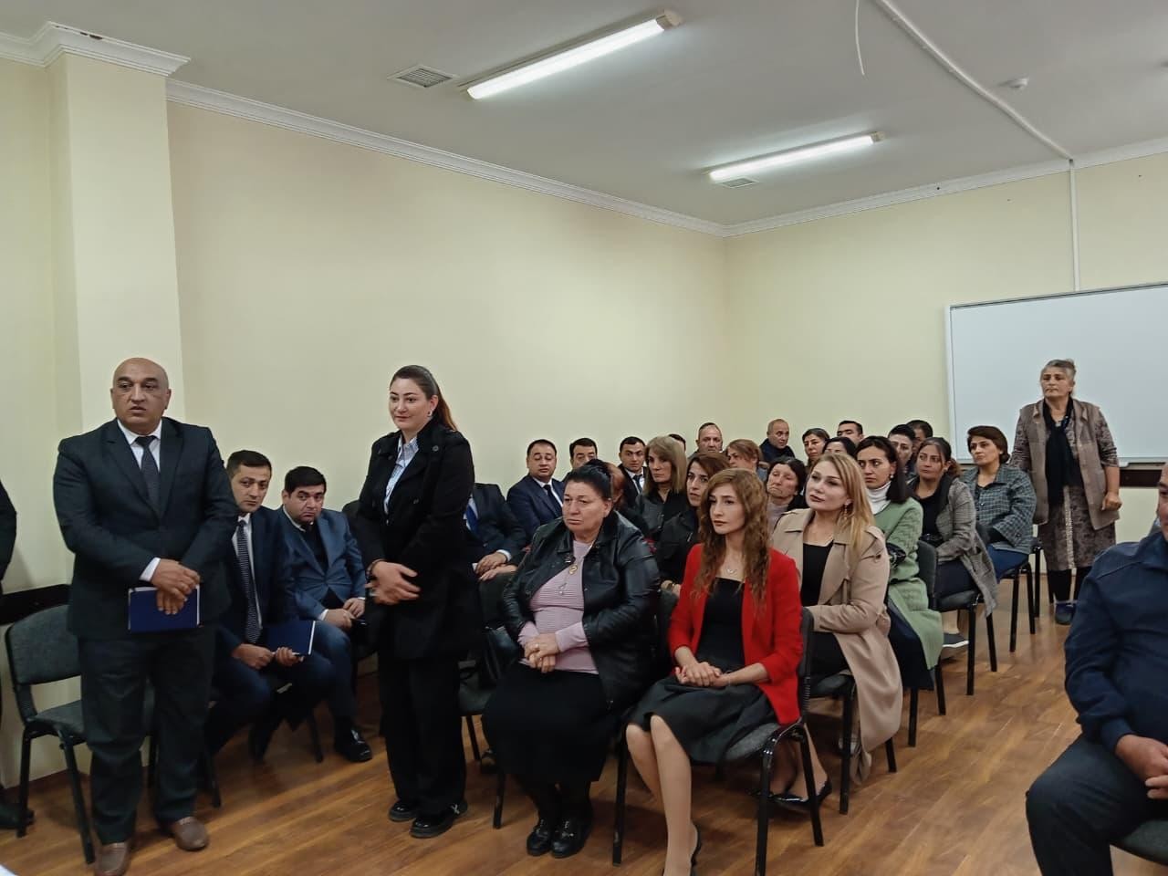 Goranboyda növbəti səyyar qəbul keçirildi - FOTOLAR