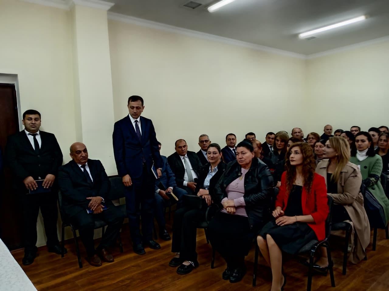 Goranboyda növbəti səyyar qəbul keçirildi - FOTOLAR