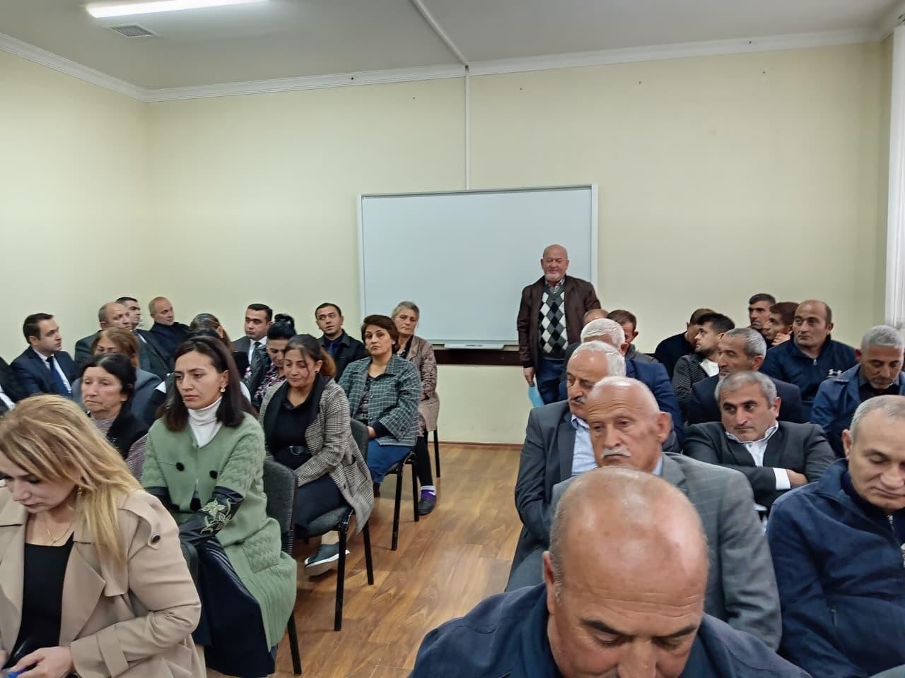 Goranboyda növbəti səyyar qəbul keçirildi - FOTOLAR