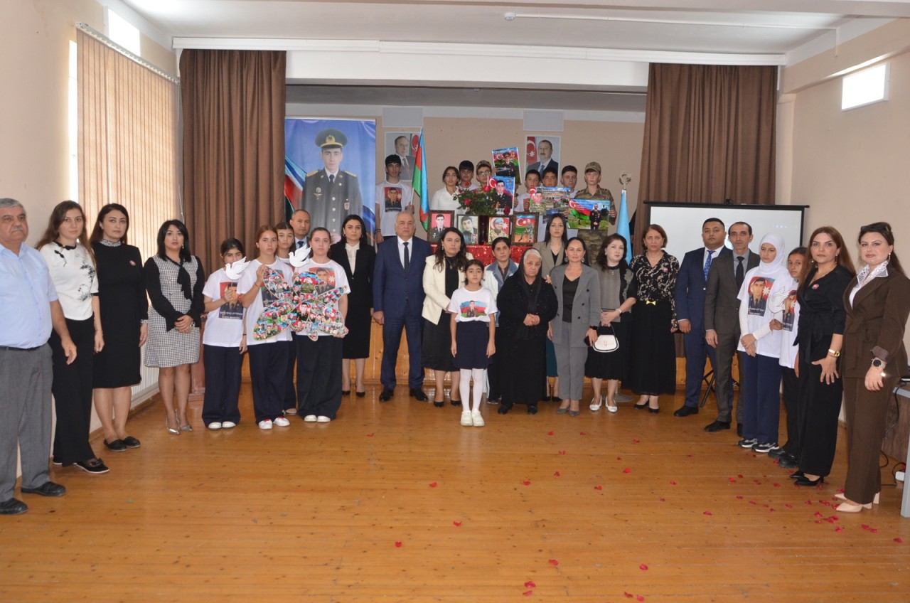 Pirallahıda Vətən müharibəsi şəhidinin anım mərasimi keçirilib - FOTOLAR