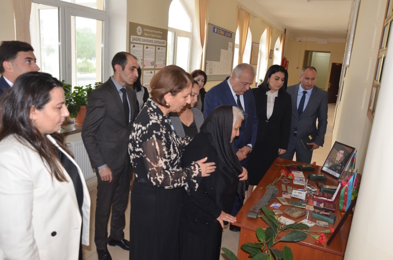 Pirallahıda Vətən müharibəsi şəhidinin anım mərasimi keçirilib - FOTOLAR