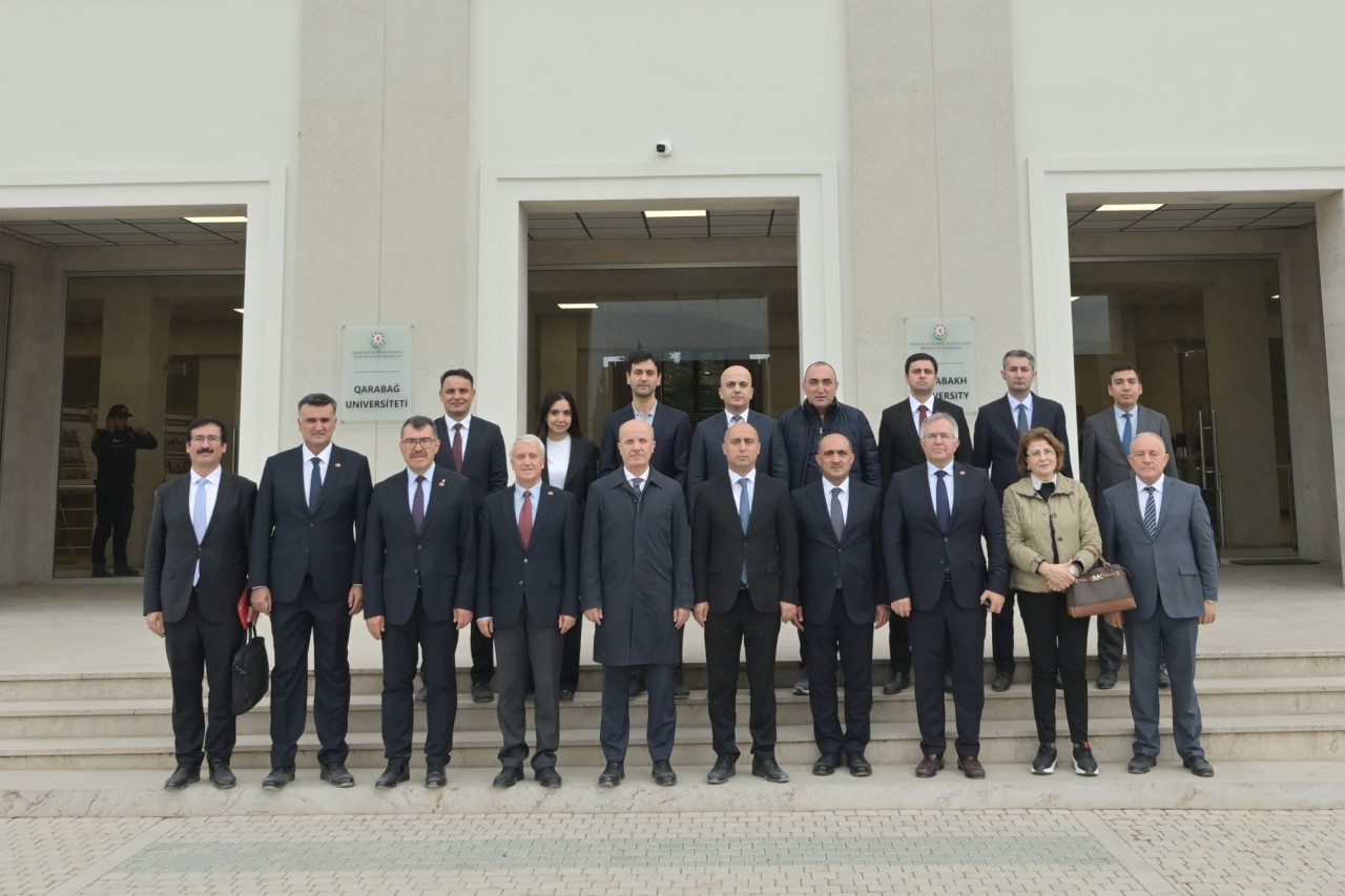 Emin Əmrullayev və Erol Özvarın Qarabağ Universitetində - FOTOLAR