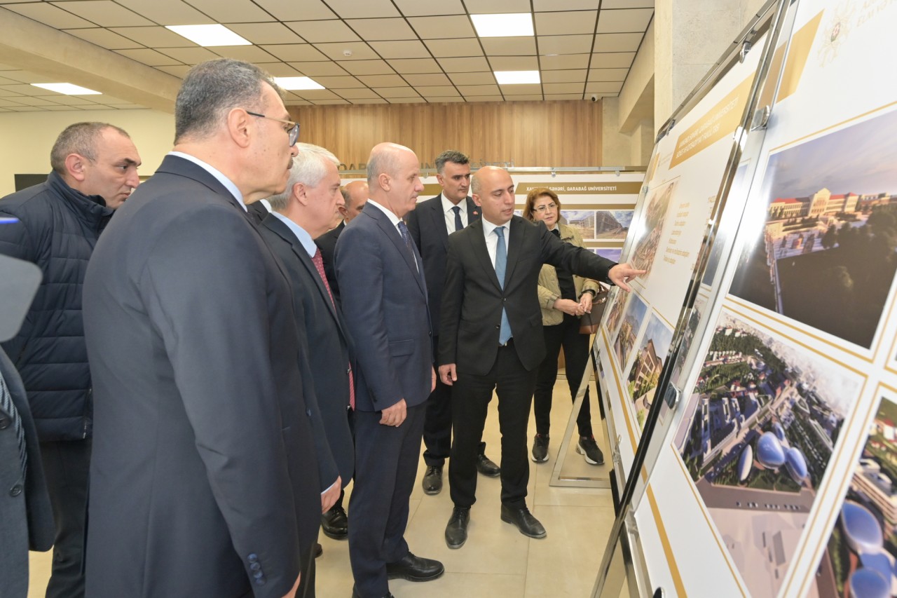 Emin Əmrullayev və Erol Özvarın Qarabağ Universitetində - FOTOLAR