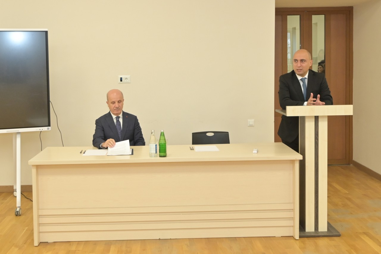 Emin Əmrullayev və Erol Özvarın Qarabağ Universitetində - FOTOLAR