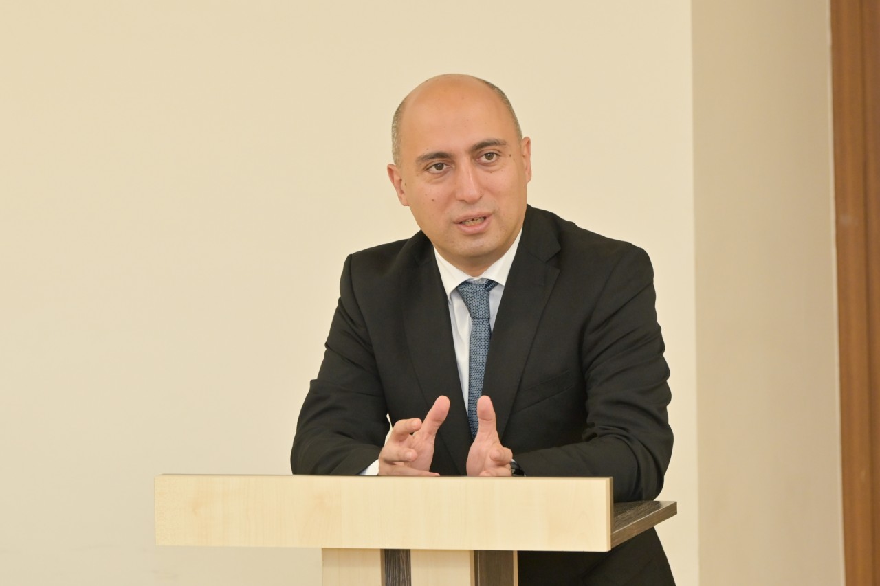 Emin Əmrullayev və Erol Özvarın Qarabağ Universitetində - FOTOLAR