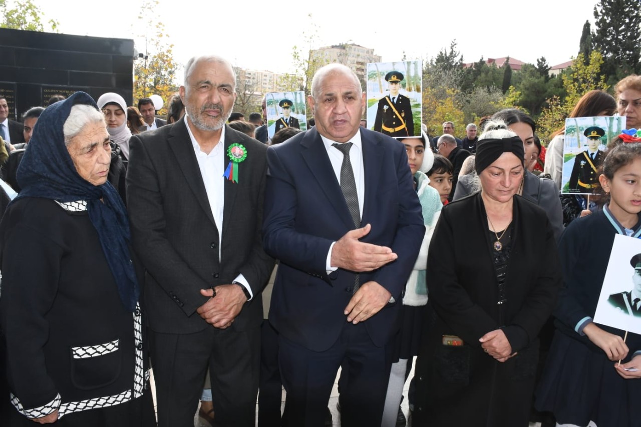 Şəhid leytenant Ülvi Məhərrəmovun anım günü qeyd olundu - FOTOLAR