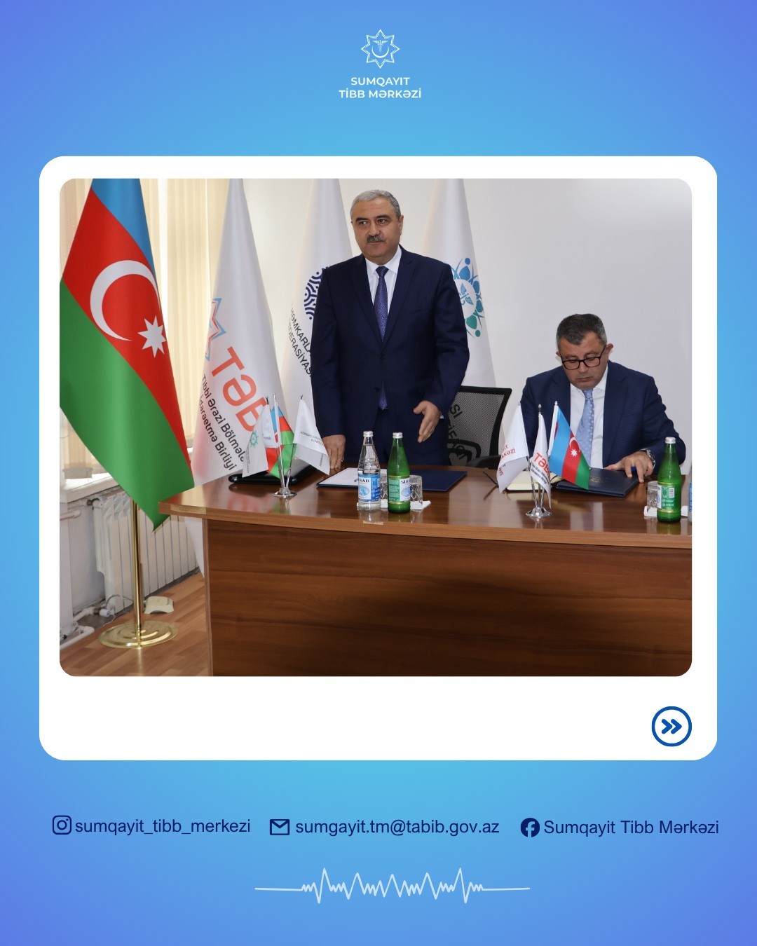 Həmkarlar İttifaqı üzvləri səhiyyə işçiləri ilə görüş keçirdi - FOTOLAR