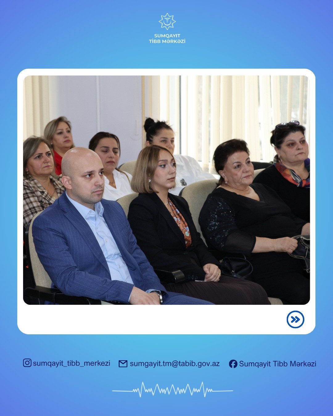 Həmkarlar İttifaqı üzvləri səhiyyə işçiləri ilə görüş keçirdi - FOTOLAR