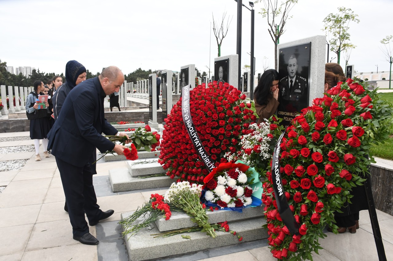 Milli Qəhrəman Şükür Həmidovun anım mərasimi keçirilib - FOTOLAR