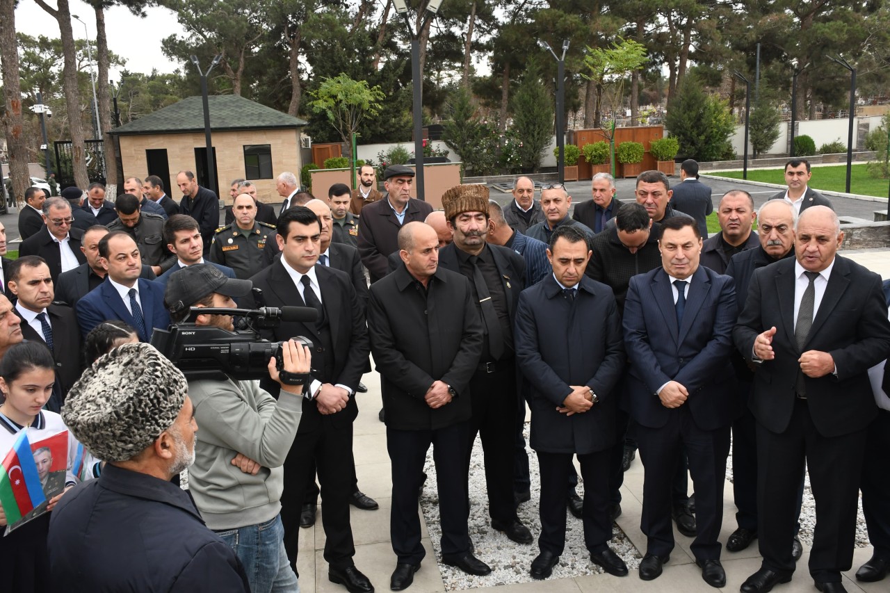 Milli Qəhrəman Şükür Həmidovun anım mərasimi keçirilib - FOTOLAR