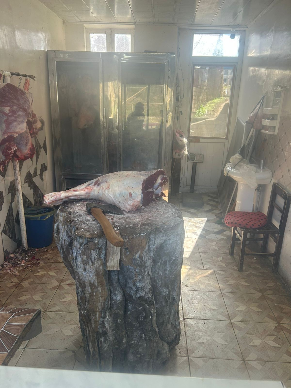 Ət satışı mağazasında monitorinq keçirildi - FOTOLAR