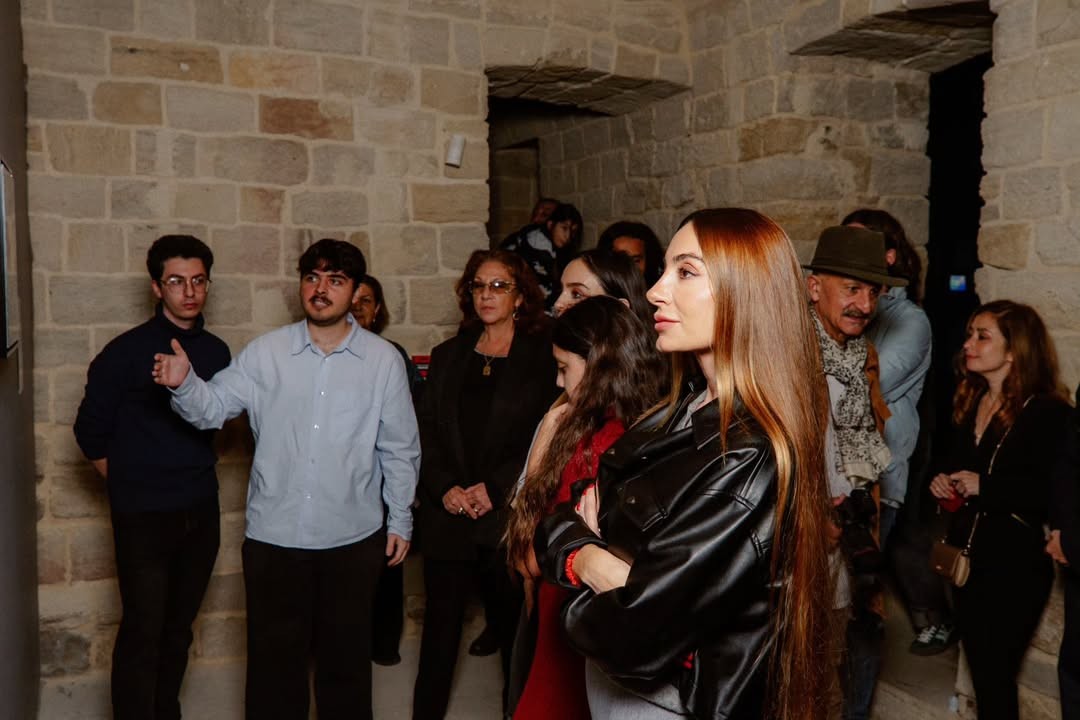 Leyla və Arzu Əliyevalar "Eşqi-nur" sərgisində - FOTOLAR