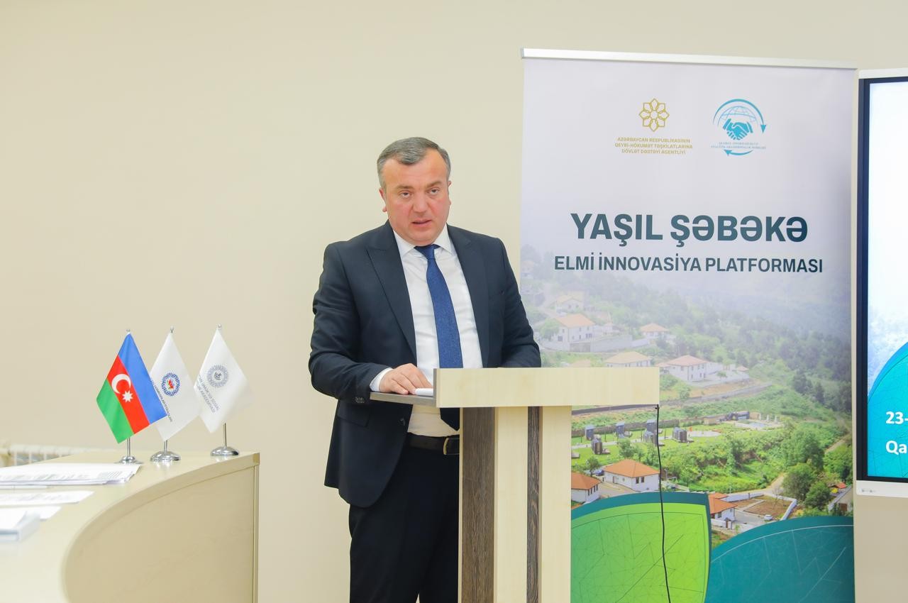 “Yaşıl şəbəkə: elmi innovasiya platforması” layihəsinin açılışı oldu - FOTOLAR