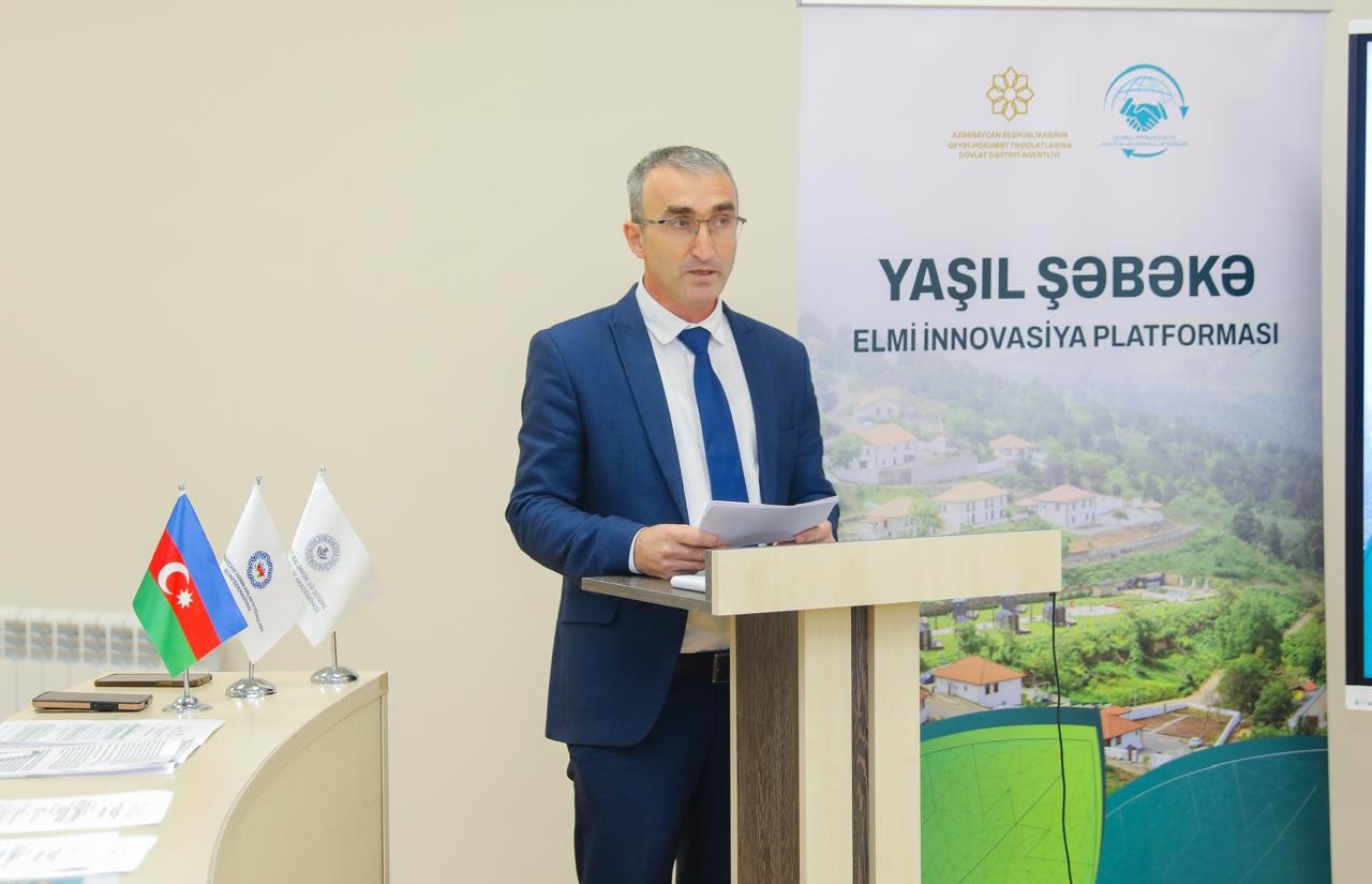 “Yaşıl şəbəkə: elmi innovasiya platforması” layihəsinin açılışı oldu - FOTOLAR