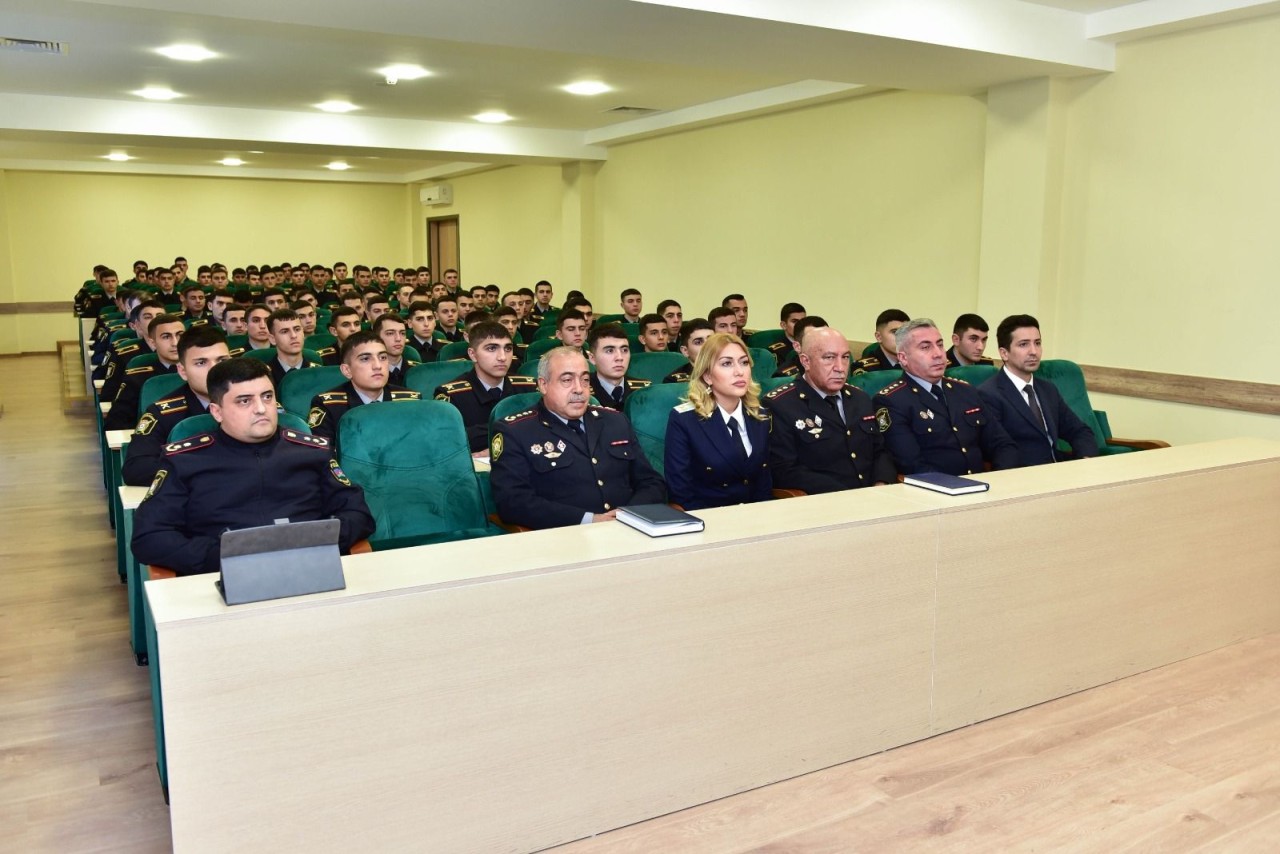 Polis Akademiyasında interaktiv dərslər təşkil olundu - FOTOLAR