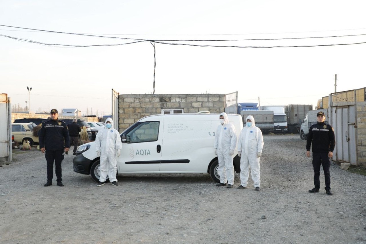 Daha bir heyvan bazarında monitorinq keçirilib - FOTOLAR (YENİLƏNİB)