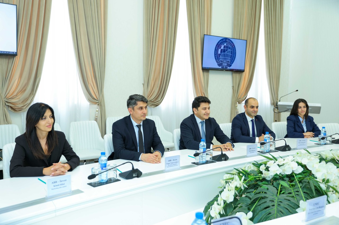 UNEC və ABB Invest arasında strateji əməkdaşlıq memorandumu imzalandı - FOTOLAR
